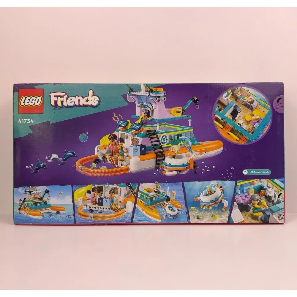 Lego 41734 Friends Sea Rescue Boat 717 pcs/pzs Brand New Factory Sealed